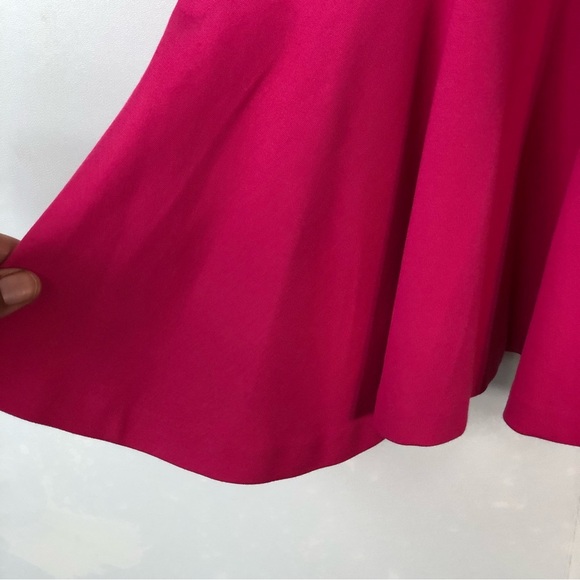 Diane von Furstenberg Carla Sleeveless Flared-Hem Dress in Jazzberry Pink - Picture 8 of 15